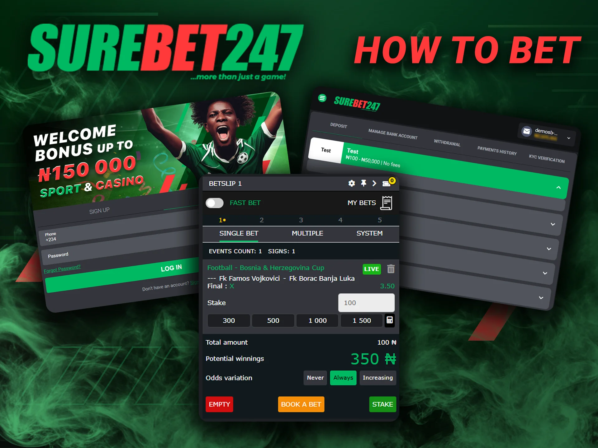 How to start betting at Surebet247.