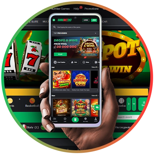 Surebet247 offers an Android based app.